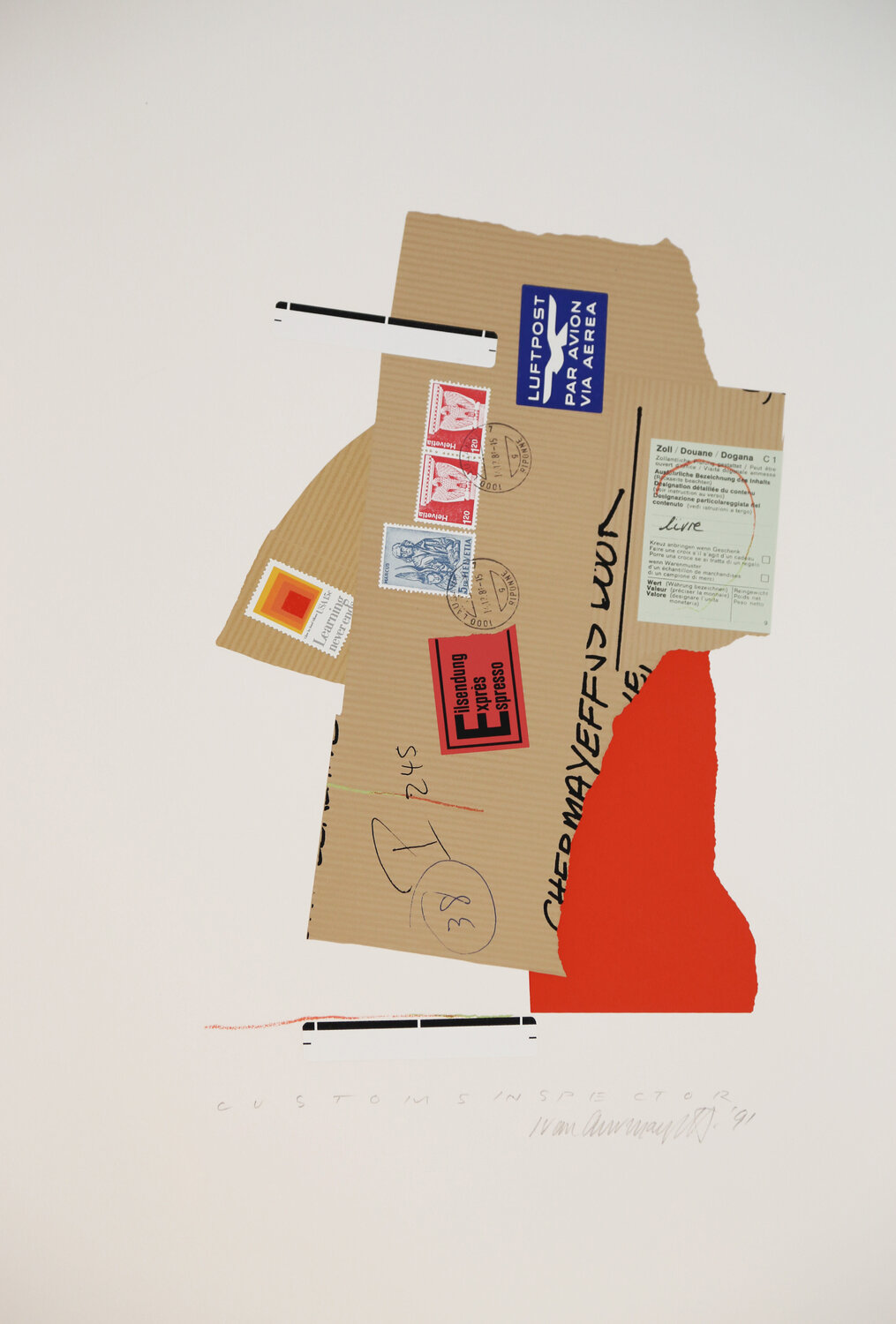 Customs Inspector Ivan Chermayeff Afdruk te koop