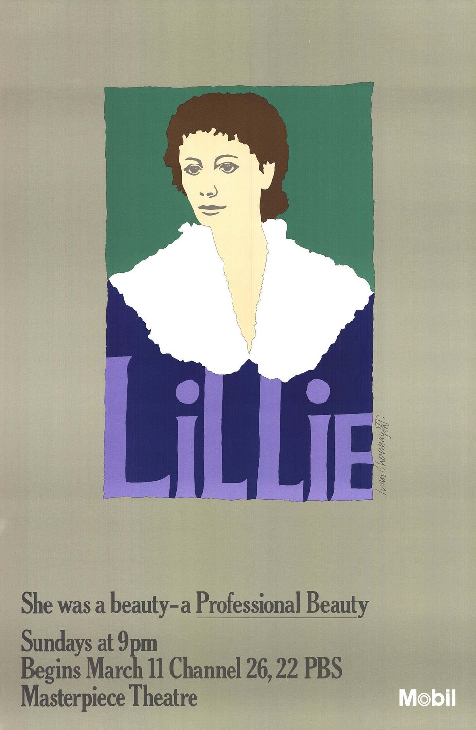 Lille, Masterpiece theater on PBS Ivan Chermayeff Stampa in vendita