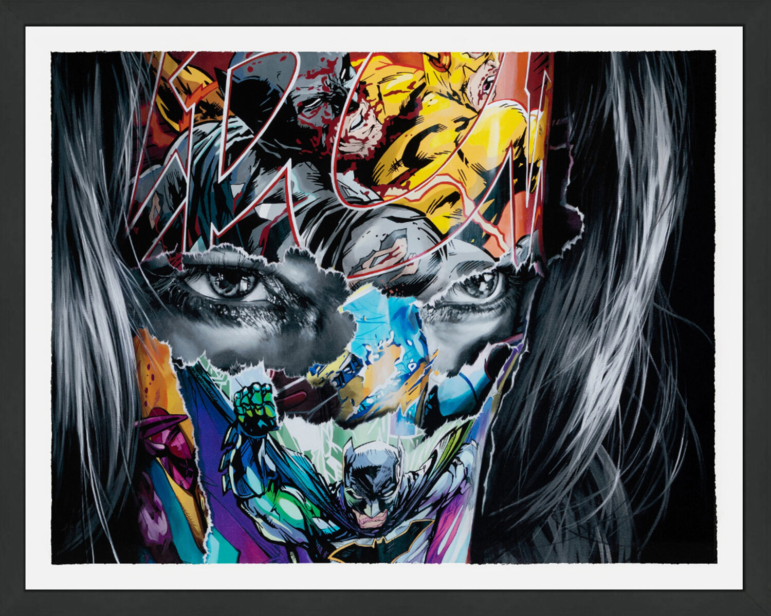 La Cage Et Le Grondement Du Tonnerre (framed, hand signed print) Sandra Chevrier Druck zu verkaufen