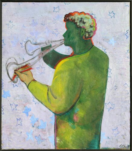 Supermaestro by Sandro Chia, Painting for Sale on Singulart