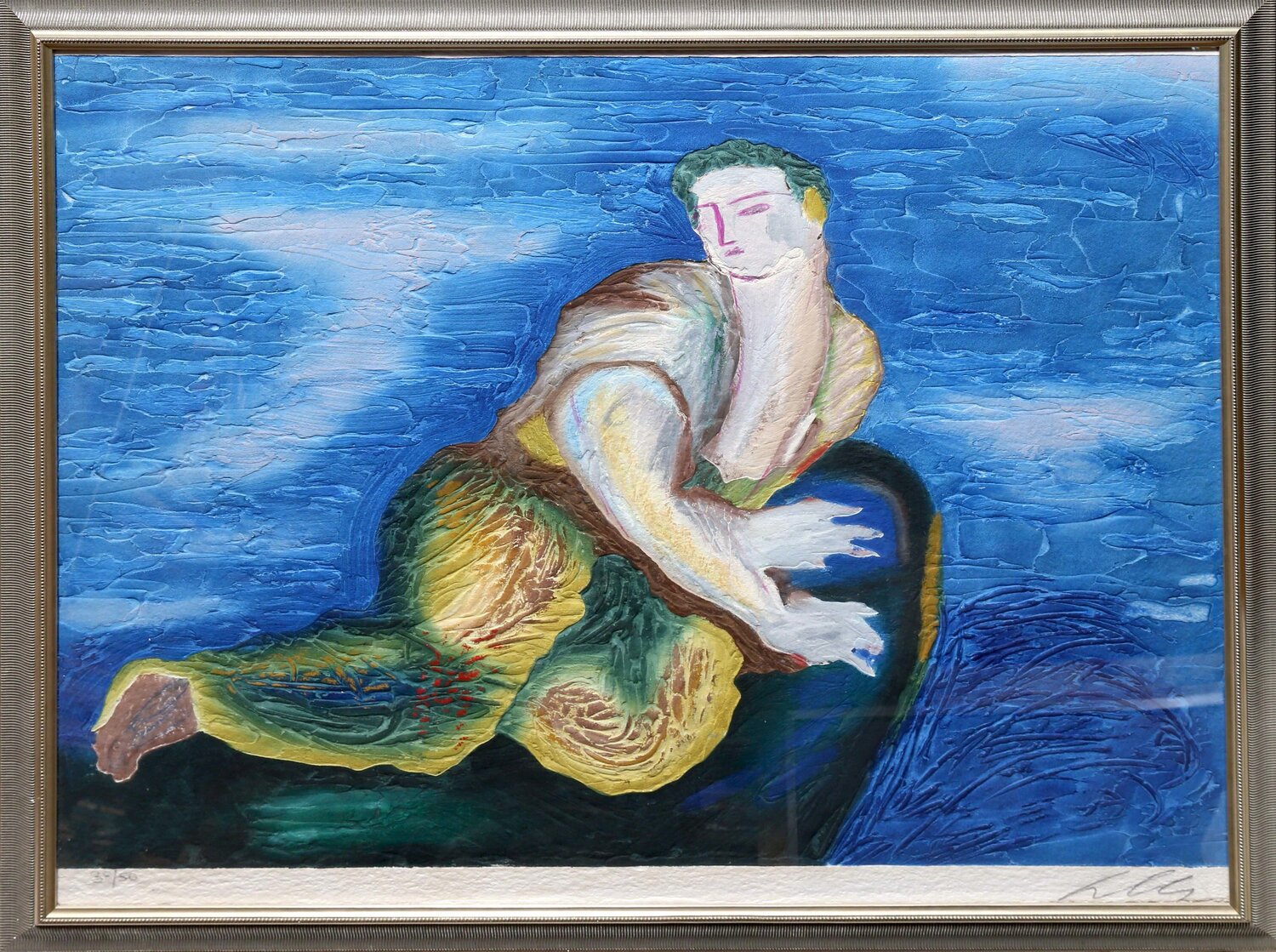 Lonely Dude from Ten Masterprints Sandro Chia Stampa in vendita