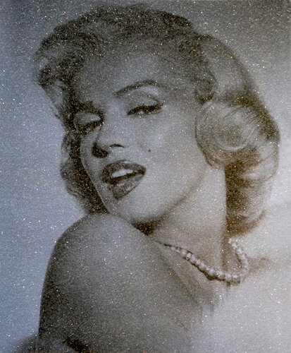 Marilyn Monroe-Smokey blue van David Studwell, Afdruk te koop op Singulart
