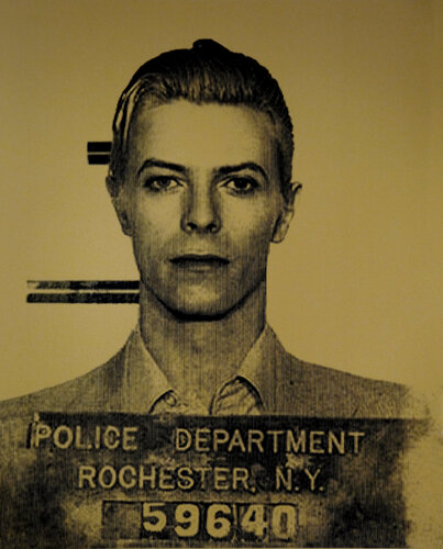 David Bowie-Gold by David Studwell, Print for Sale on Singulart