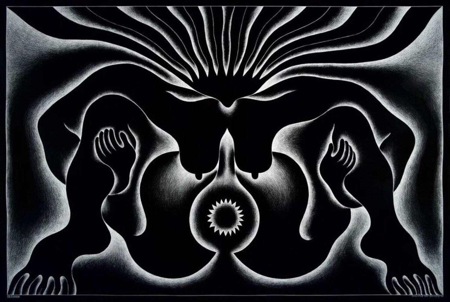The Crowning Judy Chicago Afdruk te koop