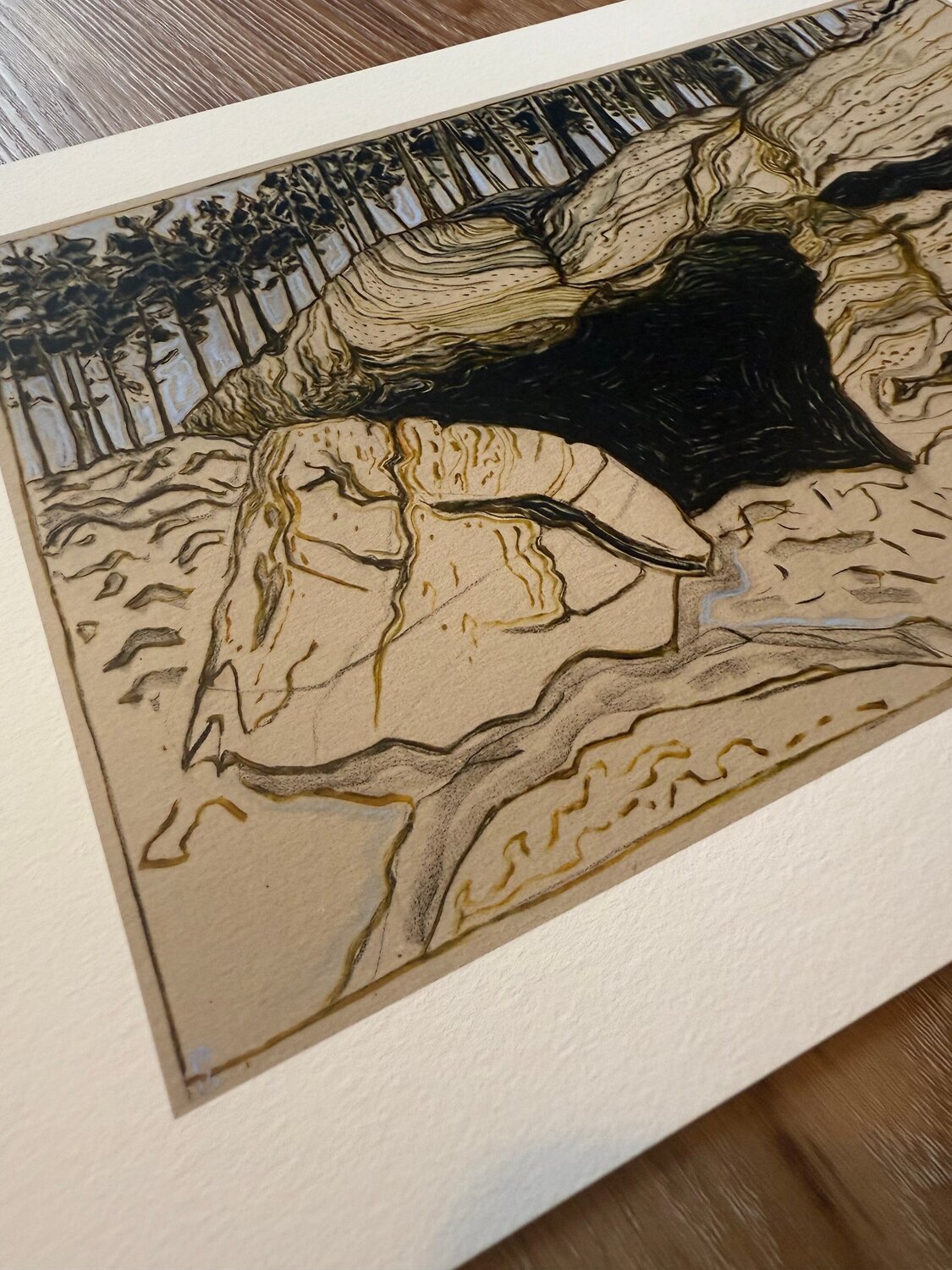 Cave and Rock von Billy Childish (2022): Druck Sonstige Materialien ...