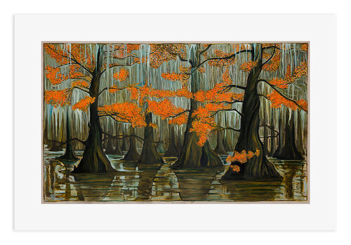 Cypress Swamp, fall von Billy Childish, Druck kaufen auf Singulart