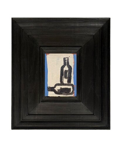 Untitled (still life with bottles) par Billy Childish, Peinture en vente sur Singulart