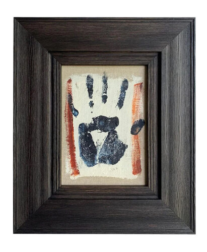 Self Portrait (red hand) par Billy Childish, Peinture en vente sur Singulart