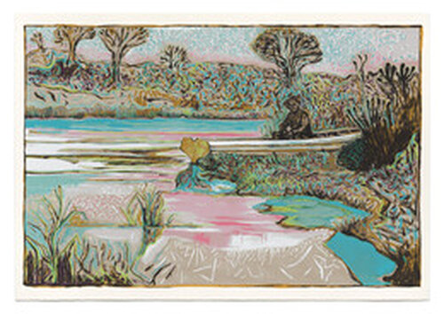 The River Garden van Billy Childish, Afdruk te koop op Singulart