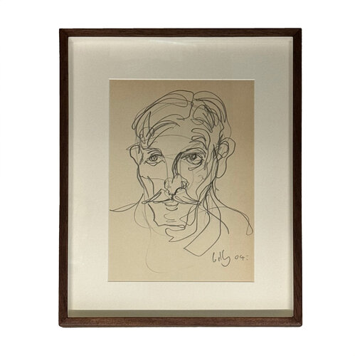 Self Portrait par Billy Childish, Œuvre sur papier en vente sur Singulart