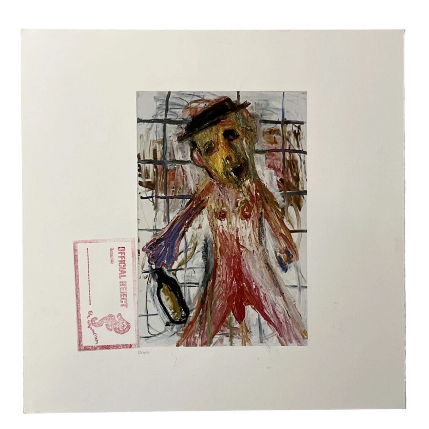 Drunk Billy Childish Print for sale