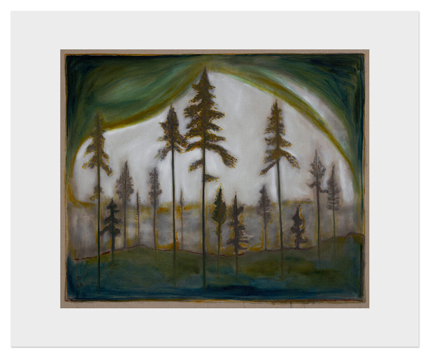 Trees Billy Childish Afdruk te koop