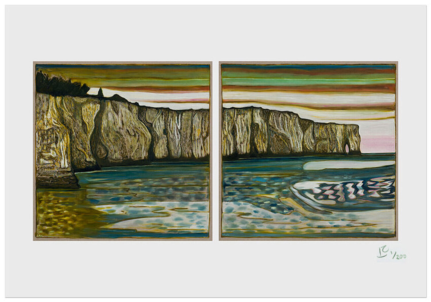 Cliff Billy Childish Afdruk te koop