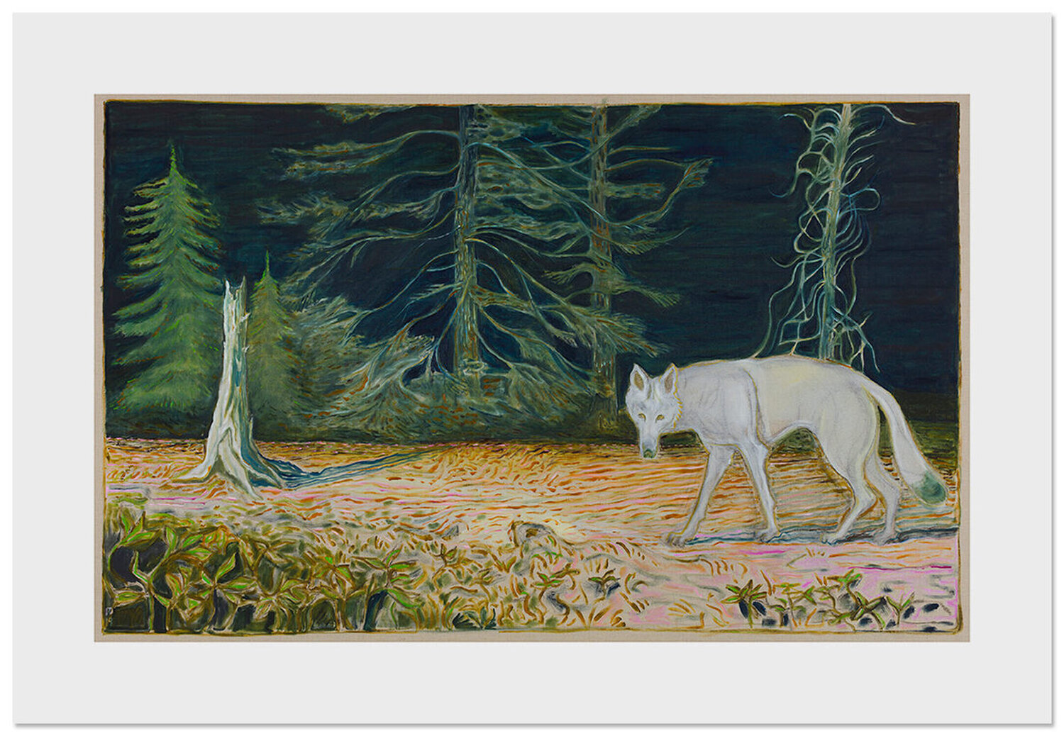 White Wolf Billy Childish Afdruk te koop