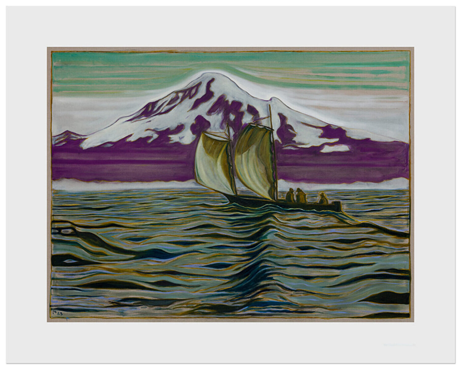 Off Tahoe Billy Childish Afdruk te koop