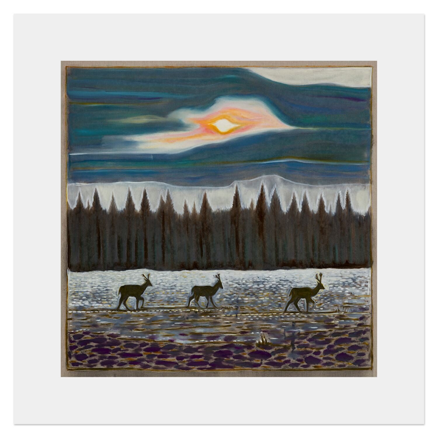 Northern Sun Billy Childish Print for sale