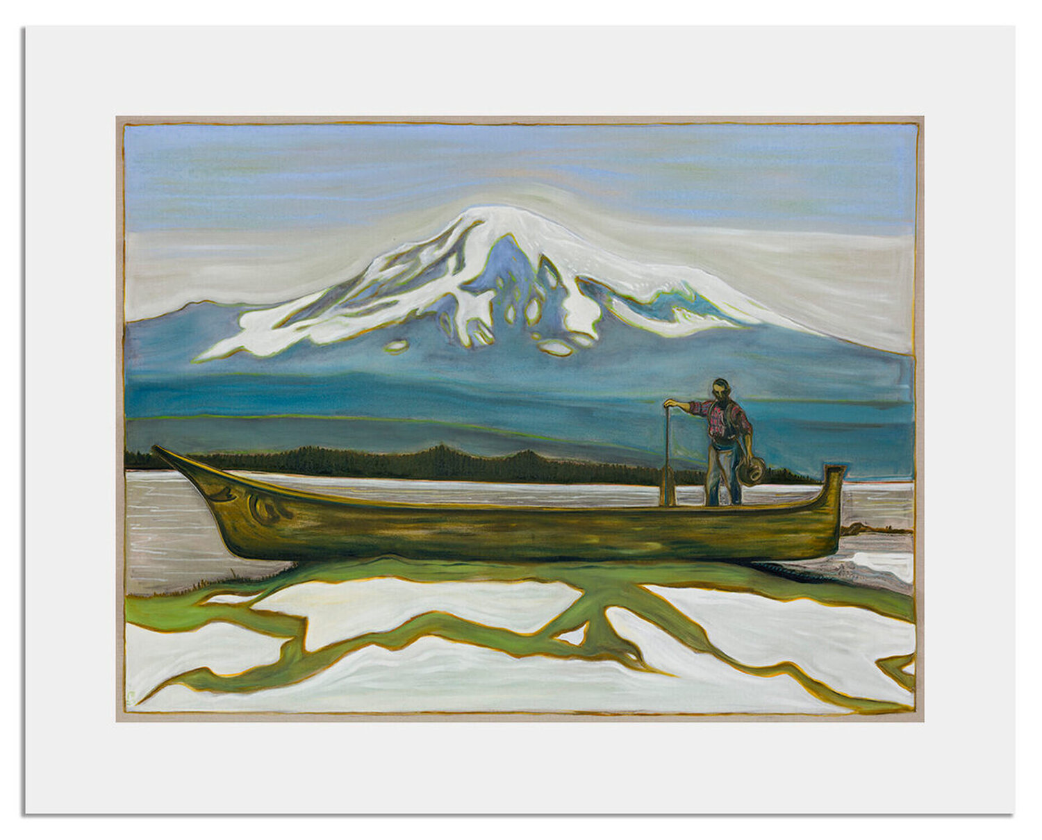 The Mountain That Is God Billy Childish Print for sale