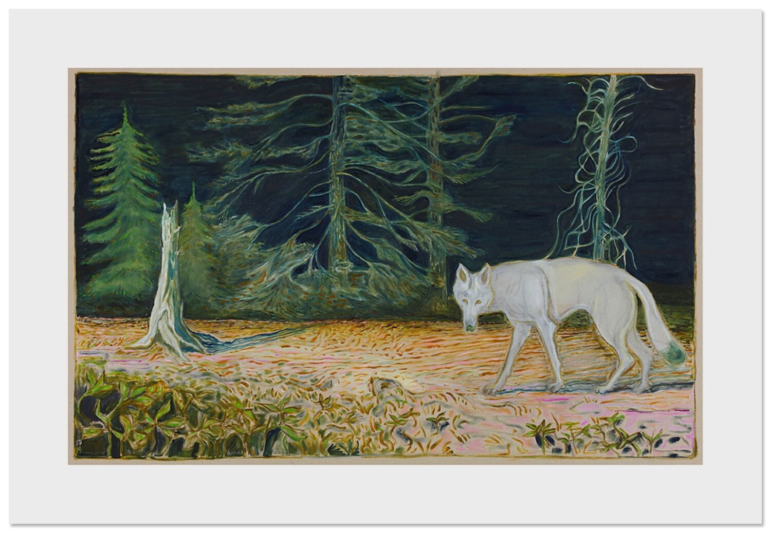 White Wolf Billy Childish Druck zu verkaufen