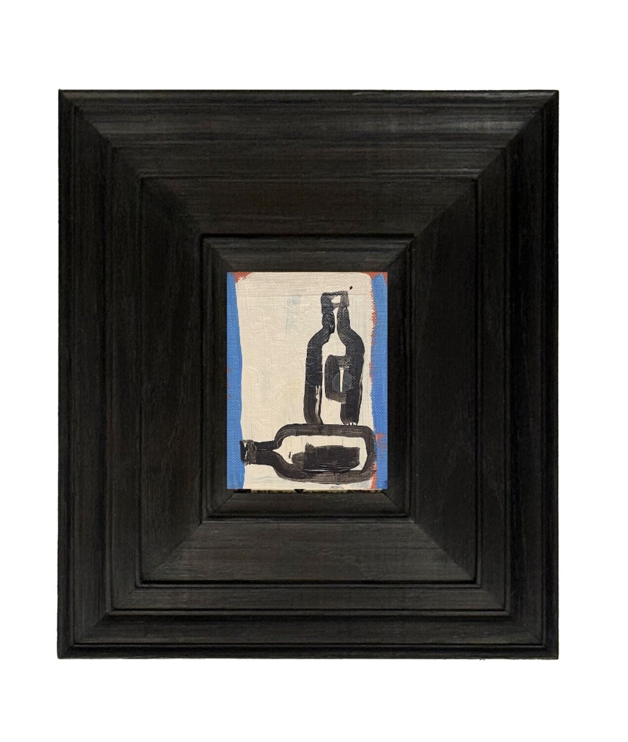 Untitled (still life with bottles) Billy Childish Original painting for sale