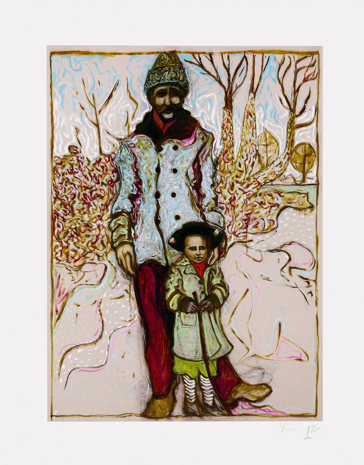 Untitled Billy Childish Druck zu verkaufen