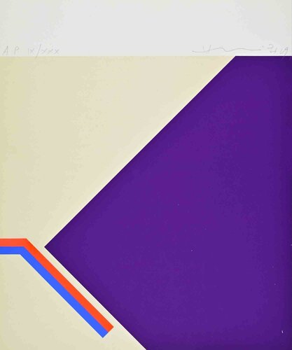 Contemplation in Violet von Hsiao Chin 蕭勤, Druck kaufen auf Singulart