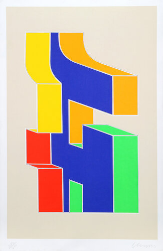 Times Square Fragment #10 di Chryssa, Stampa in vendita su Singulart