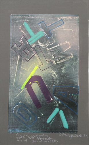 Constructions: Tuesday by Chryssa, Print for Sale on Singulart