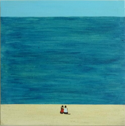 BLUE SEA par Marcos Zrihen, Peinture en vente sur Singulart