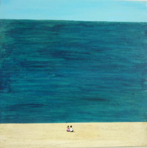 COUPLE  EN BORD DE MER Marcos Zrihen