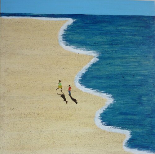ON THE SEASIDE. di Marcos Zrihen, Pittura in vendita su Singulart