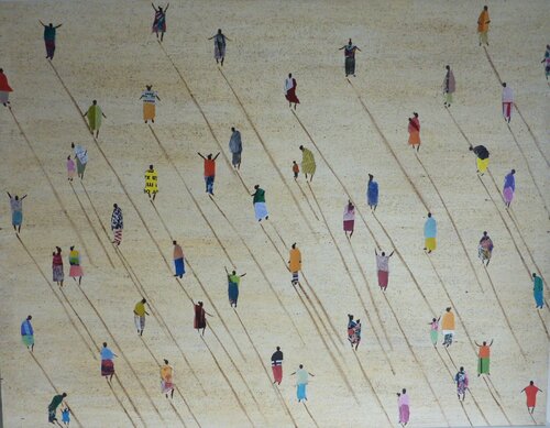 WE ARE SENEGALEESE PEOPLE di Marcos Zrihen, Pittura in vendita su Singulart