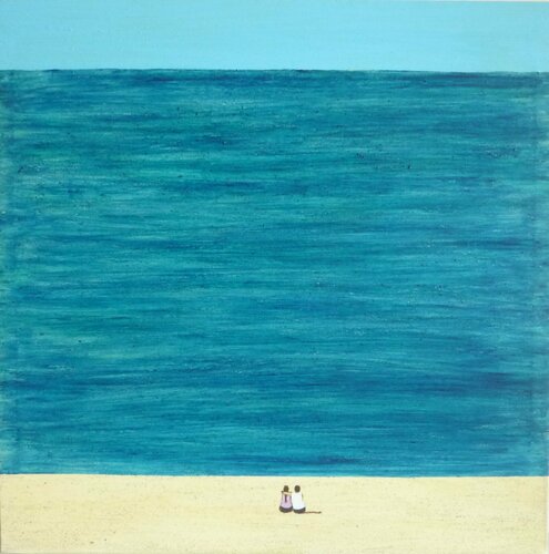 ON THE BEACH di Marcos Zrihen, Pittura in vendita su Singulart