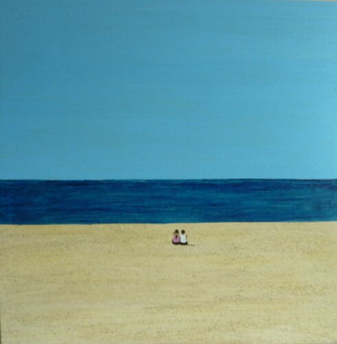 THE SEA AND US di Marcos Zrihen, Pittura in vendita su Singulart