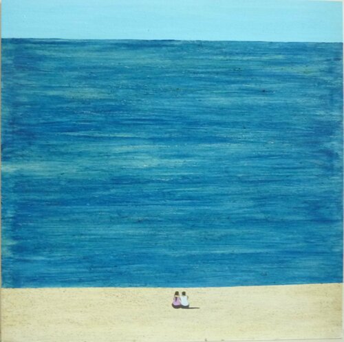 ON THE BEACH di Marcos Zrihen, Pittura in vendita su Singulart