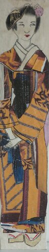 GEISHA DESIGUAL de Marcos Zrihen, Pintura a la venta en Singulart