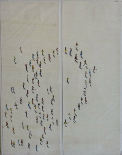 SOCIEDAD ANÓNIMA. di Marcos Zrihen, Pittura in vendita su Singulart