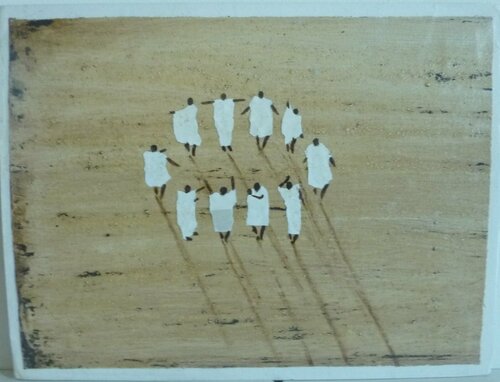 AFRICA IN WHITE. von Marcos Zrihen, Malerei kaufen auf Singulart