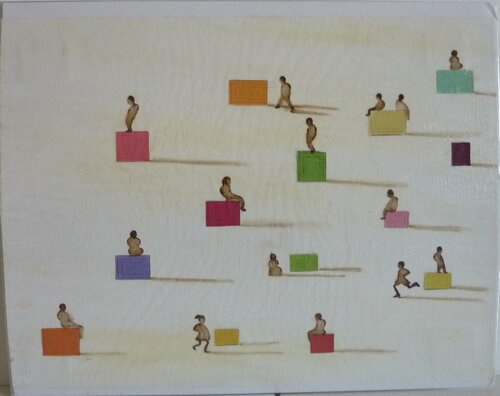 LA VIDA EN MOVIMIENTO. von Marcos Zrihen, Malerei kaufen auf Singulart