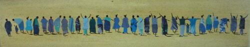 BLUE AFRICA. von Marcos Zrihen, Malerei kaufen auf Singulart