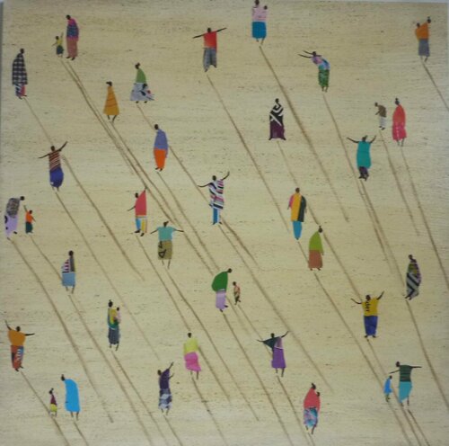 THIS  IS AFRICA¡. di Marcos Zrihen, Pittura in vendita su Singulart