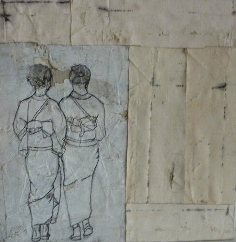 2 GEISHAS. von Marcos Zrihen, Malerei kaufen auf Singulart