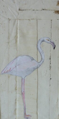 FLAMINGO von Marcos Zrihen, Malerei kaufen auf Singulart