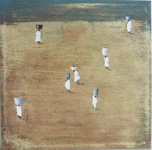 LOOKING FOR WATER by Marcos Zrihen, 油畫 for Sale on Singulart