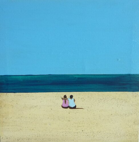 BY THE SEA. von Marcos Zrihen, Malerei kaufen auf Singulart