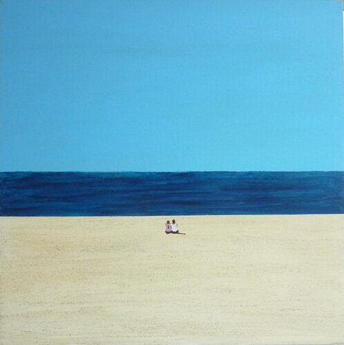 US,IN THE BEACH von Marcos Zrihen, Malerei kaufen auf Singulart