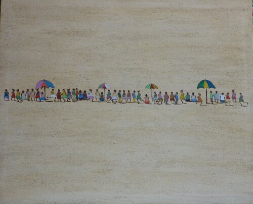 SOME BOYS AND GIRLS ONLINE von Marcos Zrihen, Malerei kaufen auf Singulart