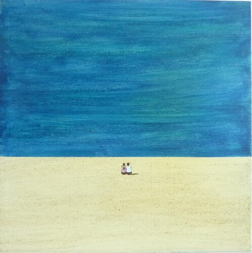 THE SEA,YOU AND ME von Marcos Zrihen, Malerei kaufen auf Singulart