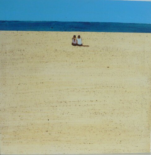ALONE IN THE BEACH von Marcos Zrihen, Malerei kaufen auf Singulart