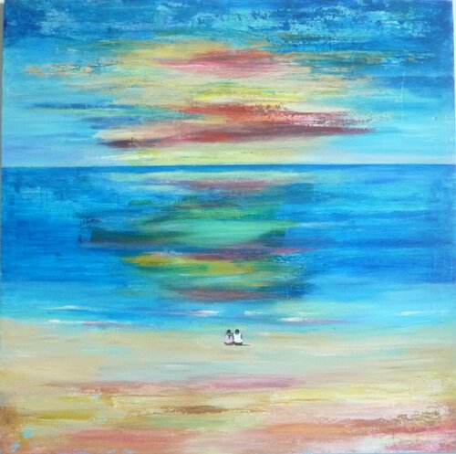 COLOURFUL LANDSCAPE von Marcos Zrihen, Malerei kaufen auf Singulart