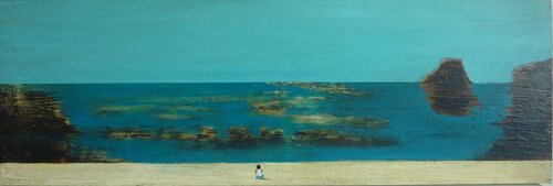 (ON THE COAST)BY THE BEACH von Marcos Zrihen, Malerei kaufen auf Singulart